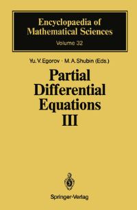 Book Cover for Partial Differential Equations III by YuV Egorov, MA Shubin, M Grinfeld, SG Gindikin, VA Kondratev, EM Landis, LR Volevich