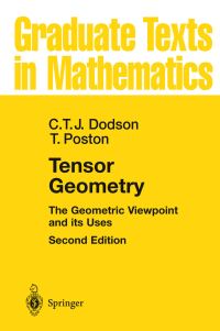 Book Cover for Tensor Geometry by C T J Dodson, Tim Poston
