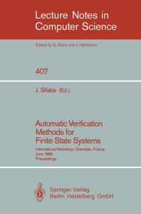 Book Cover for Automatic Verification Methods for Finite State Systems by Joseph Sifakis