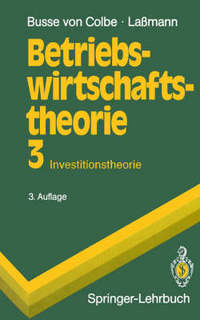 Book Cover for Betriebswirtschaftstheorie by Gert Laßmann
