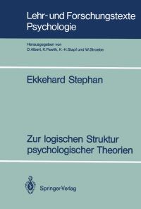 Book Cover for Zur Logischen Struktur Psychologischer Theorien by Ekkehard Stephan