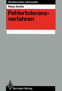 Book Cover for Fehlertoleranzverfahren by Klaus Echtle