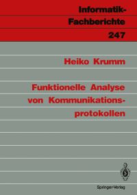 Book Cover for Funktionelle Analyse Von Kommunikationsprotokollen by Heiko Krumm
