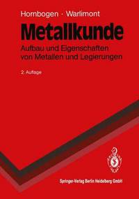Book Cover for Metallkunde by Erhard Hornbogen, Hans Warlimont