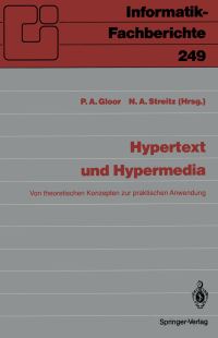 Book Cover for Hypertext Und Hypermedia by Peter A Gloor, Norbert Streitz