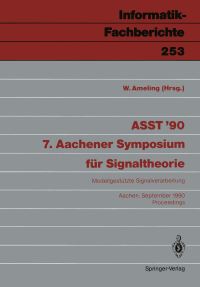 Book Cover for ASST '90 7. Aachener Symposium Für Signaltheorie by W Ameling