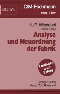 Book Cover for Analyse Und Neuordnung Der Fabrik by HansPeter Wiendahl