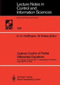 Book Cover for Optimal Control of Partial Differential Equations by KarlHeinz Hoffmann, Werner Krabs