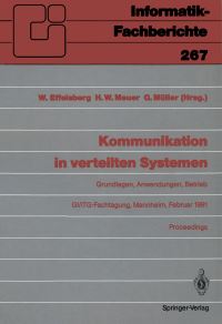 Book Cover for Kommunikation in Verteilten Systemen by Wolfgang Effelsberg, Hans W Meuer, Günter Müller
