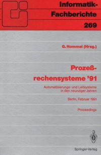 Book Cover for Prozerechensysteme '91 by Günter Hommel