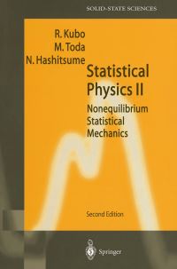 Book Cover for Statistical Physics II by Ryogo Kubo, Morikazu Toda, Natsuki Hashitsume