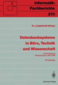 Book Cover for Datenbanksysteme in Büro, Technik Und Wissenschaft by HansJürgen Appelrath