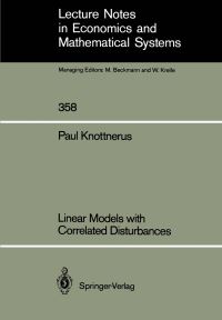 Book Cover for Linear Models With Correlated Disturbances by Paul Knottnerus