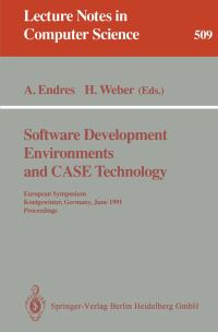 Book Cover for Software Development Environments and Case Technology by Albert Endres, Herbert Weber