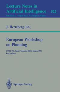 Book Cover for European Workshop on Planning Lecture Notes in Artificial Intelligence by Joachim Hertzberg