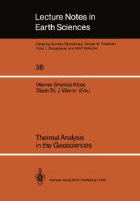 Book Cover for Thermal Analysis in the Geosciences by Werner SmykatzKloss, Slade SJ Warne