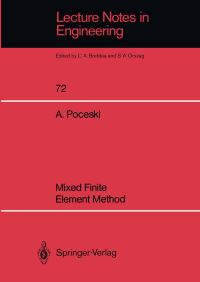 Book Cover for Mixed Finite Element Method by Apostol Poceski