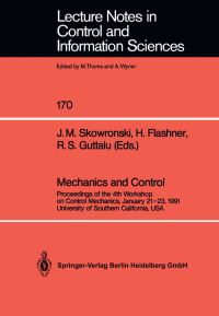 Book Cover for Mechanics and Control by Janislaw M Skowronski, Henryk Flashner, Ramesh S Guttalu