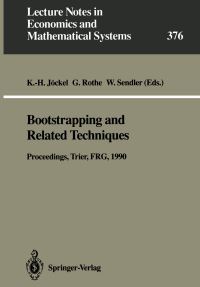 Book Cover for Bootstrapping and Related Techniques by KarlHeinz Jöckel, Günther Rothe, Wolfgang Sendler