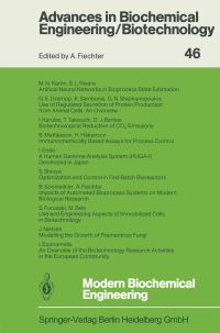 Book Cover for Modern Biochemical Engineering by T. Scheper, D.J. Barnes, I. Economidis, I. Endo, A. Fiechter, S. Furusaki, G.E. Grampp, H. Hakanson, M.N. Karim, I. Karube, B. Mattiasson, J. Nielsen, S.L. Rivera, A. Sambanis, M. Seki, S. Shioya, B. Sonnleitner, G.N. Stephanopoulos, T. Takeuchi