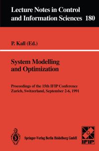 Book Cover for System Modelling and Optimization by Peter Kall