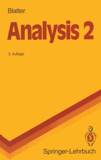 Book Cover for Analysis 2 by Christian Blatter