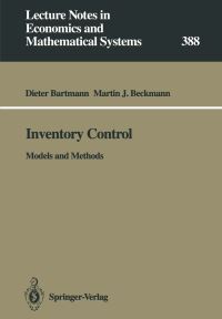 Book Cover for Inventory Control by Dieter Bartmann, Martin F Bach