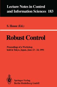 Book Cover for Robust Control by Shigeyuki Hosoe