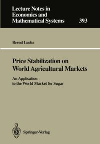 Book Cover for Price Stabilization on World Agricultural Markets by Bernd Lucke