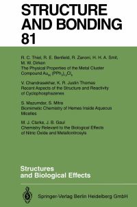 Book Cover for Structures and Biological Effects by RE Benfield, V Chandrasekhar, MJ Clarke, MW Dirken, JB Gaul, S Mazumdar, S Mitra, HHA Smit, RC Thiel, KR Justin Thomas, R Zanoni