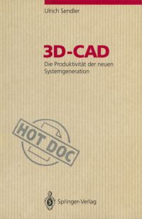 Book Cover for 3D-CAD by Ulrich Sendler