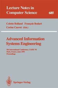 Book Cover for Advanced Information Systems Engineering by Colette Rolland, Francois Bodart, Corine Cauvet