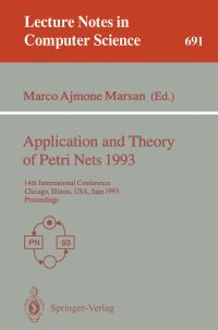 Book Cover for Application and Theory of Petri Nets 1993 by Marco Ajmone Marsan