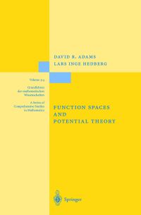 Book Cover for Function Spaces and Potential Theory by David R Adams, Lars I Hedberg