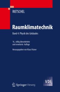 Book Cover for Raumklimatechnik by Klaus Fitzner