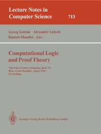 Book Cover for Computational Logic and Proof Theory by Georg Gottlob, Alexander Leitsch, Daniele Mundici