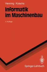 Book Cover for Informatik Im Maschinenbau by Sebastian Kutscha