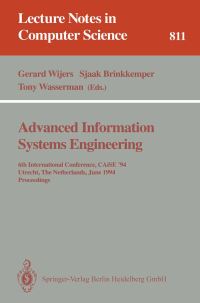 Book Cover for Advanced Information Systems Engineering by Gerard Wijers, Sjaak Brinkkemper, Tony Wasserman