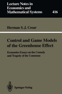 Book Cover for Control and Game Models of the Greenhouse Effect by Herman SJ Cesar