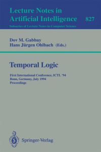Book Cover for Temporal Logic Lecture Notes in Artificial Intelligence by Dov M Gabbay, Hans J Ohlbach
