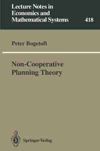 Book Cover for Non-Cooperative Planning Theory by Peter Bogetoft