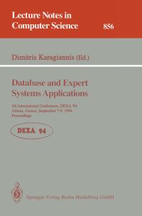 Book Cover for Database and Expert Systems Applications by Dimitris Karagiannis