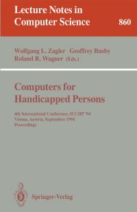 Book Cover for Computers for Handicapped Persons by Wolfgang L Zagler, Geoffrey Busby, Roland Wagner
