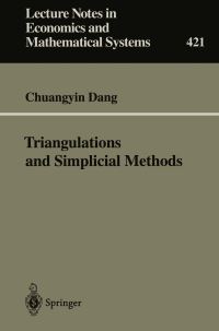 Book Cover for Triangulations and Simplicial Methods by Chuangyin Dang