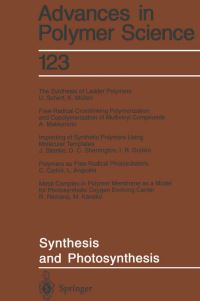Book Cover for Synthesis and Photosynthesis by L Angiolini, C Carlini, IR Dunkin, M Kaneko, A Matsumoto, K Müllen, R Ramaraj, U Scherf, D Sherrington, J Steinke