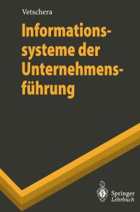 Book Cover for Informationssysteme Der Unternehmensführung by Rudolf Vetschera