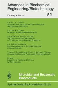 Book Cover for Microbial and Enzymatic Bioproducts by A. Fiechter, M. Hiroto, H. Nishimura, Y. Kodera, F. Kawai, P. Rusin, H.L. Ehrlich, S.Y. Lee, H.N. Chang, S.A. Markov, M.J. Bazin, D.O. Hall, A.L. Gutman, M. Shapira, Y. Inada, A. Matsushima