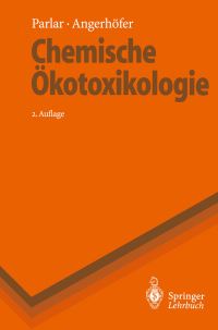 Book Cover for Chemische Ökotoxikologie by Harun Parlar, Daniela Angerhöfer