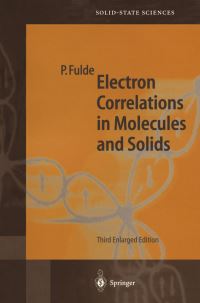 Book Cover for Electron Correlations in Molecules and Solids by Peter Fulde