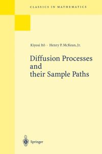 Book Cover for Diffusion Processes and Their Sample Paths by Kiyosi Itô, Henry P Jr McKean